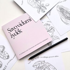 Spalvinimo kortos – Savo vidumi žydėk