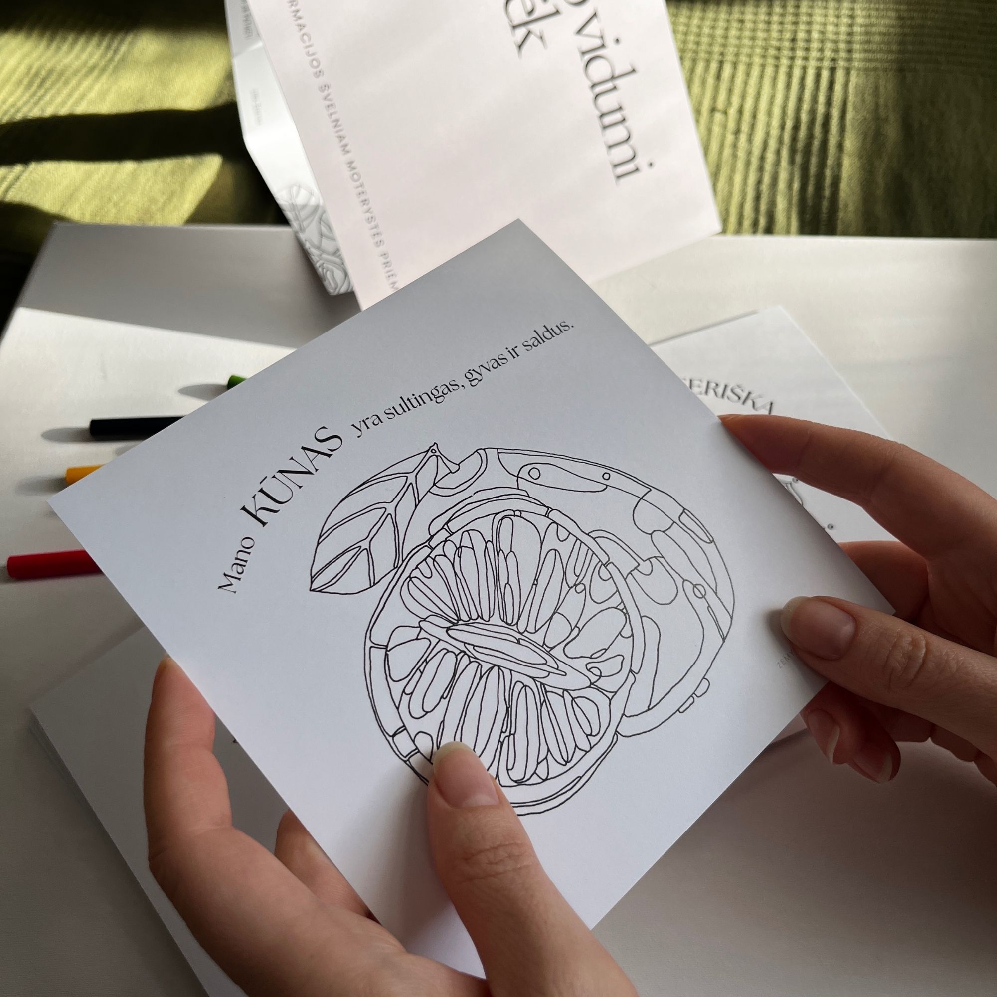 Spalvinimo kortos – Savo vidumi žydėk - Image 3