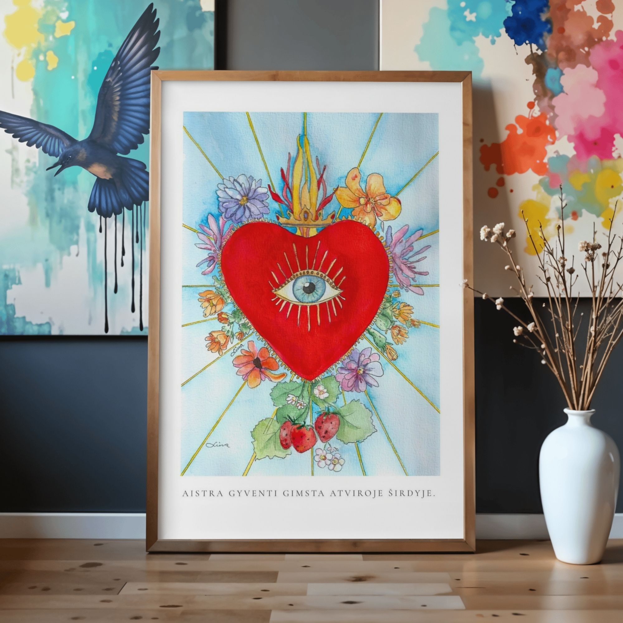 Atvira širdis – autorinė meno spauda - Image 7