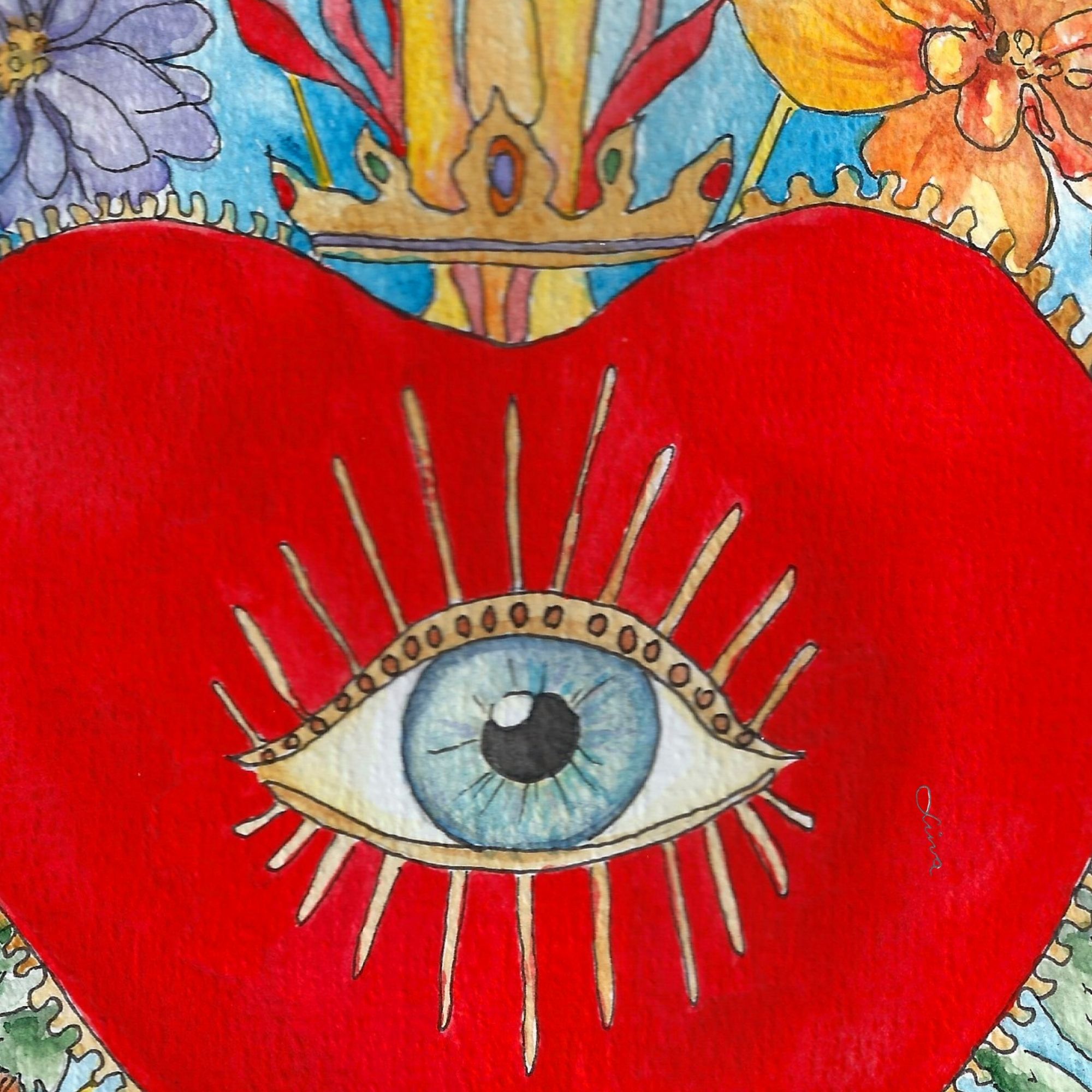 Atvira širdis – autorinė meno spauda - Image 3