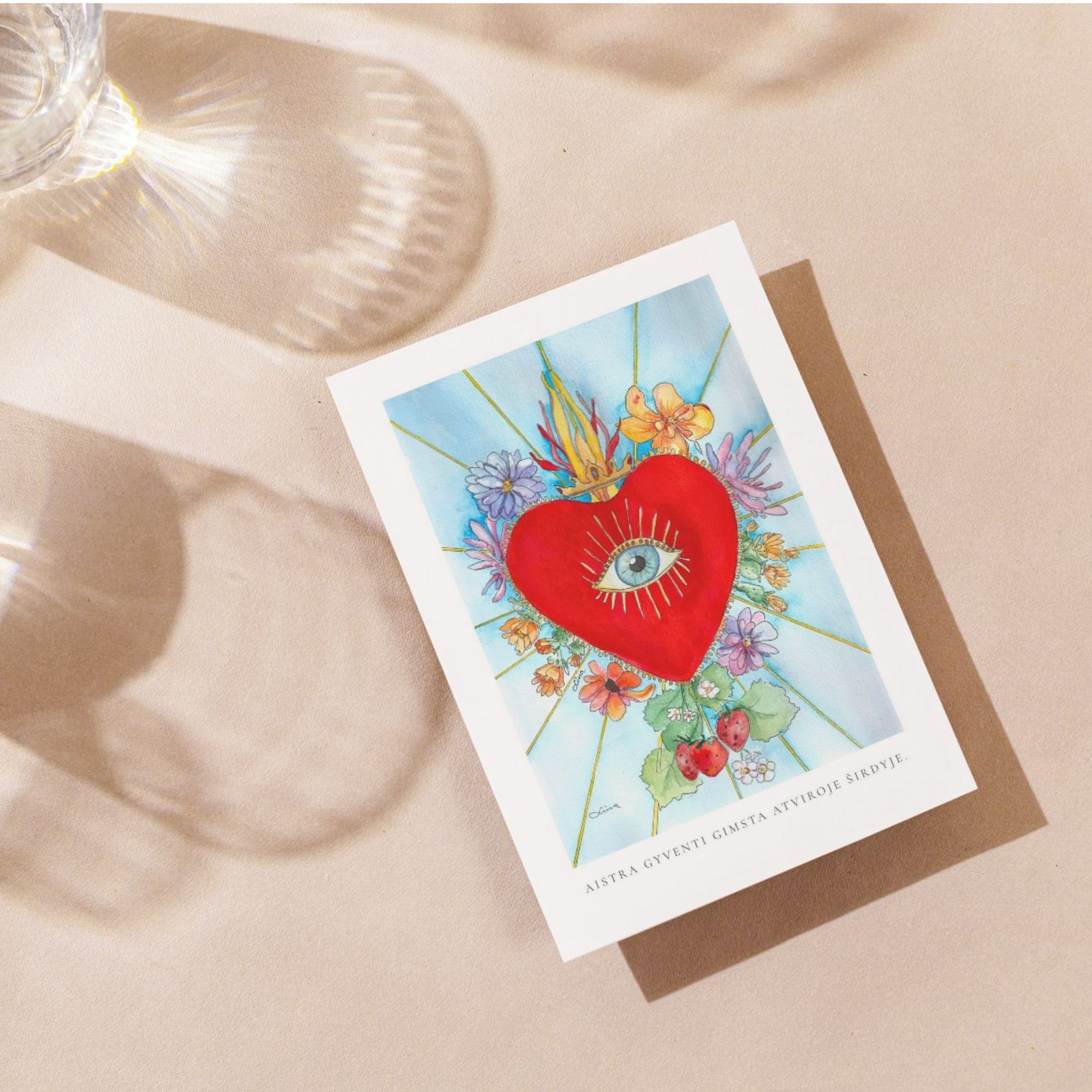 Atvira širdis – autorinė meno spauda - Image 4