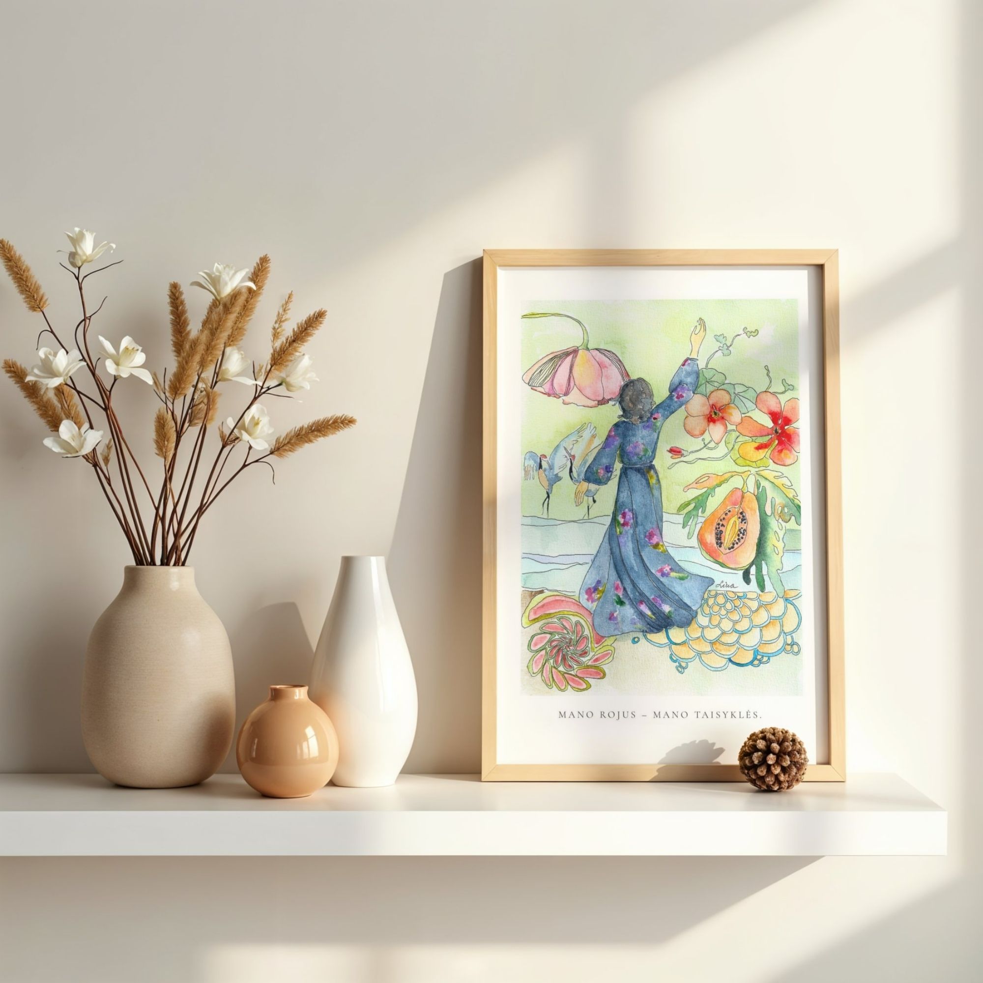 Mano rojus – mano taisyklės – autorinė meno spauda - Image 8